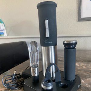 Rabbit Electric Wine Opener Set